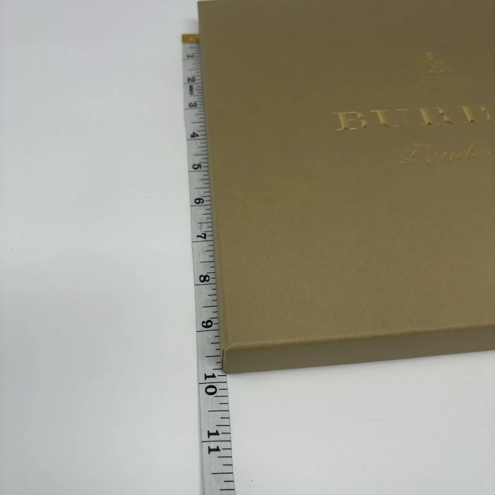 Burberry Empty Gift Box Set w/ Tissue Paper Cards & Envelope 12.75x9.75x1